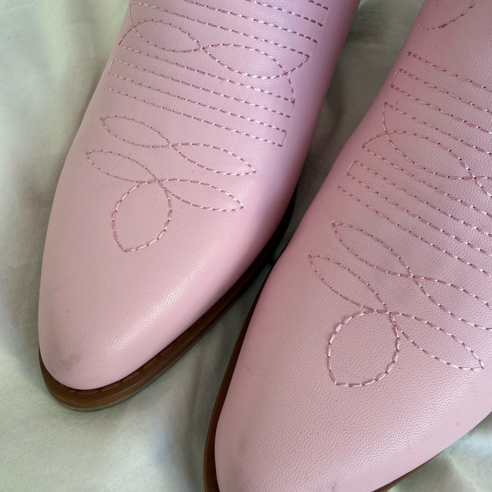 Cowgirl Pink Boots by Pierre Dumas 6.5 - Picture 4 of 5